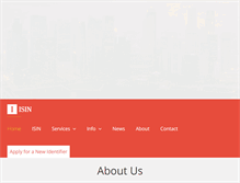 Tablet Screenshot of isin.com