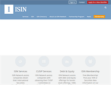 Tablet Screenshot of isin.net